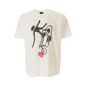 23FW PS BY 폴스미스 하트 Cycle T 셔츠 M2R011RLP425601 TP565375033