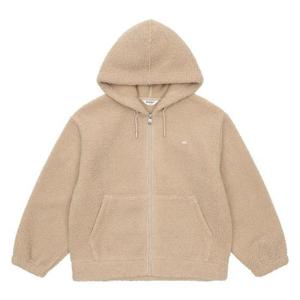 에꼴리에 sh06 유니 양털 본딩 후드점퍼 25D0156