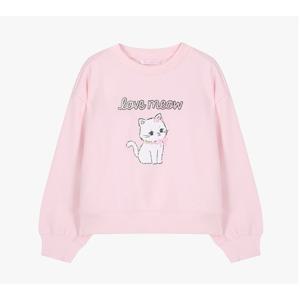 로엠걸즈융기모 라운드넥 스웻셔츠 RGMA25TY3