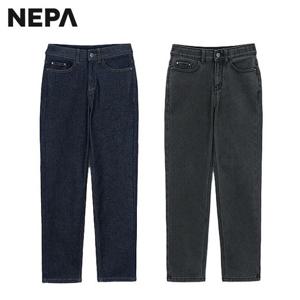 [네파]겨울용 여성 안감 기모 본딩 데님 팬츠 - 7K81669_HDD
