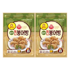 오뚜기 츄러스 미니붕어빵 말차 300g 2개