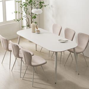 지베스 모리나 포세린 세라믹 6인용 식탁세트(앤디의자6)