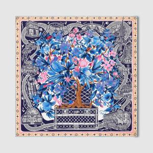 루이비통 스카프 자르댕 데 플란테스 스퀘어 90 모노그램 M96140