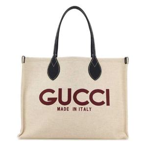 풀구성품 구찌 프린트 미디움 토트백 베이지 블랙 772176