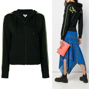 겐조 로고 여성 후드집업 P195K02 2BL752952 99B