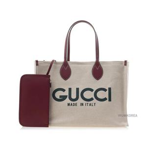 [구찌] FW24 여성 로고 프린트 토트백 772177 FACUL 8574