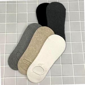 남성용 골지 발목 덧신 양말 5종세트 페이크삭스 남자 안벗겨지는 발등