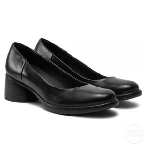 에코 스컬프티드 LX 35 여성 펌프스 블랙 222493 0100