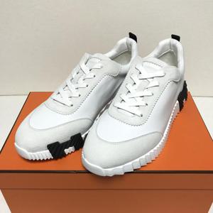 에르메스 남성 바운싱 스니커즈 고트스킨 스웨이드 화이트 H242810ZH90