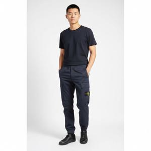 STONE ISLAND 31314 STRETCH COTTON WOOL SATIN CARGO PANTS_REGULAR TAPERED FIT (791531314 A0020) (스트레치 코튼 울 새틴 카고 팬츠_레귤러 테이퍼드핏)
