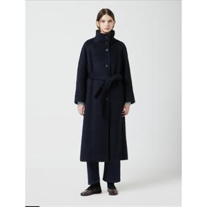 알파카 블렌드 하이넥 롱 코트 C254MSG031