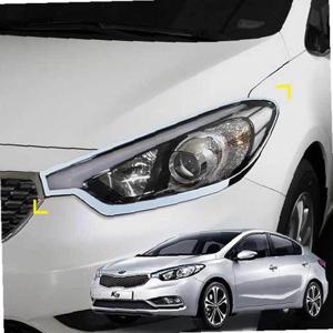 구형 K3 헤드램프몰딩 전조등 기스방지 크롬몰딩