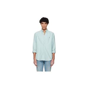 25 FW 폴로 랄프로렌 남성 블루 더 아이코닉 옥스포드 셔츠 252213M192013