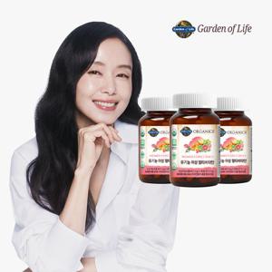 가든오브라이프 유기농 여성 멀티비타민 30정 X 3개