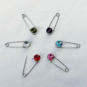 큐빅 브로치 미니 부토니에