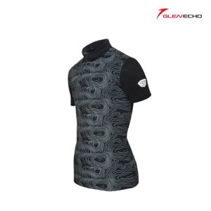 그렌에코 남성 스판 에어로쿨 반팔티셔츠 GES22505BK