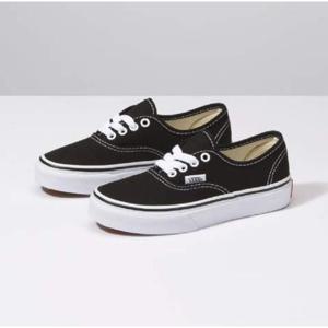 반스 VN000WWX6BT VANS 키즈 Authentic 어센틱 블랙 아동 키즈 스니커즈 캔버스화