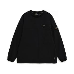 [내셔널지오그래픽 키즈] K233USW920 판테라 우븐 맨투맨 CARBON BLACK