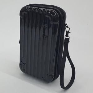 여행용 미니 하드캐리어 파우치 가방 블랙