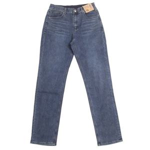 남녀공용 속밴드 밑위긴 스판 청바지 NQK690