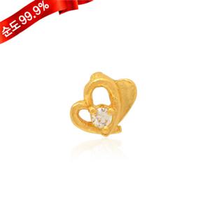 순금 한쪽 미니귀걸이 24k [델리 227]