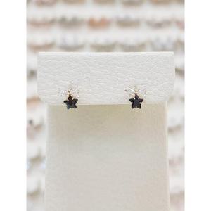 볼라레 세이브존03 볼라레 14k 오닉스 별 큐빅 귀걸이 AGGE545A