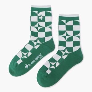 [르꼬끄골프] 여성 체크패턴 자카드 미들 삭스 (GQ122LSO21)