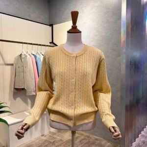 [ab.f.z]AOZ5ZY32G_컬러 꽈배기 라운드 가디건