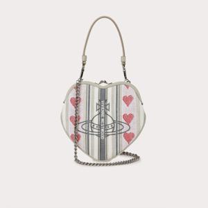 [비비안웨스트우드]비비안웨스트우드 BIG ORB 로고 포인트 벨 하트 프레임 펄스백(VPSCBA0003)