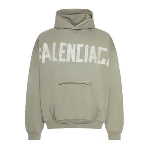 발렌시아가 후드 티셔츠 744441TQVA92942 ARMY GREEN DOM