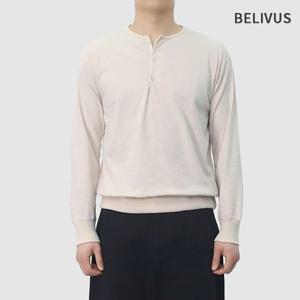 [빌리버스]빌리버스 남성 헨리넥 면 긴팔티 롱슬리브 BOP166