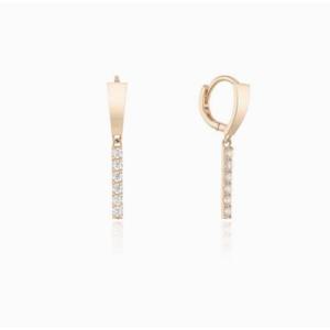 [로이드] 주문제작 풀 세팅 드롭 원터치 14k 귀걸이 LOSN2009G