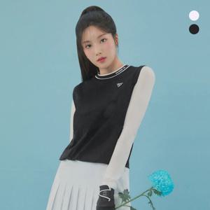 [와이드앵글] 여성 TO 메쉬 우븐 믹스 베스트 L_WWM25239