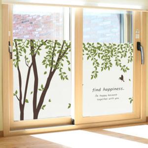 아트박스/꾸밈 ph358-흩날리는자작나무숲_불투명유리시트