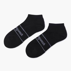 [먼싱웨어]남성 레터링 앵클 삭스 블랙(MQ321MSO73)