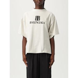 발렌시아가 반팔 티셔츠 818431TSVU4 9012 White