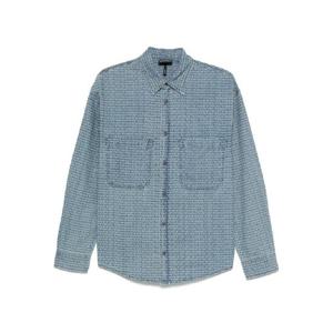 25 FW 엠포리오아르마니 로고 프린트 데님 셔츠 EM003694AF19756 TP441000398