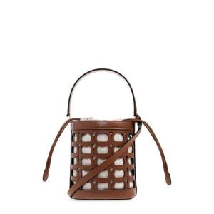 페라가모 로고 프린트 컷아웃 버킷백 220970785918 NEWCOGNAT TP946818039