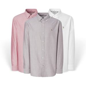 [헤지스] 남성 옥스포드 솔리드 긴팔셔츠 HZSH5F201