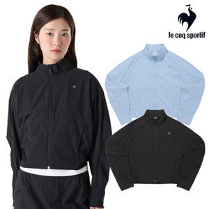 [르꼬끄] 여성 루즈핏 우븐 하이넥 홑겹 자켓 QQ322OJK71