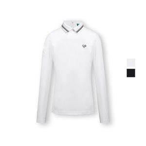 [맥케이슨]맥케이슨 여성 FW 카라 뒤트임 긴팔 티셔츠 MBW3TS009