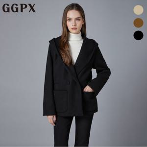 [GGPX] 후드숄 하프코트 (GO9CT004F)