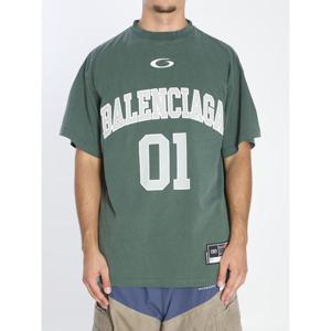 발렌시아가 반팔 티셔츠 850353 GREEN