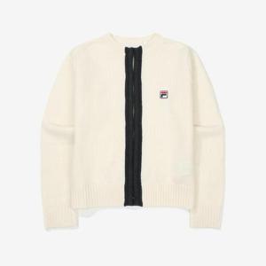 [휠라] TAG가 229,000원 F-BOX 컬렉션 여성 니트 가디건 (FS2STF3392F_OWH)