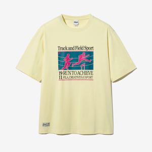 [휠라] TAG가 49,000원 트랙앤필드 아카이브 반팔티 (FS2RSH2110X_YEW)