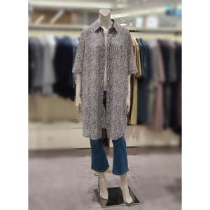 [트리아나]MARIO소고 카라넥 프린트쉬폰 롱재킷TG2GA13