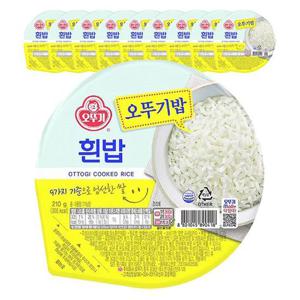오뚜기 맛있는 오뚜기밥 흰밥 210g x 10입
