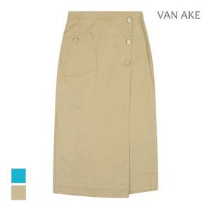 [반에이크]MARIO사선버튼 랩 스커트_VB39SKMD01Z