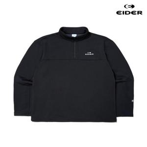 아이더 (DMW24203_Z1) 남성 FIELD (필드) 긴팔 짚업 티셔츠 (Black)