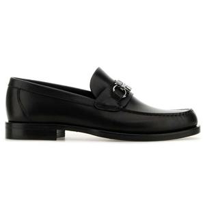 26 SS 페라가모 네로 간치니 버클 슬립온 카프 로퍼 0216067787672E